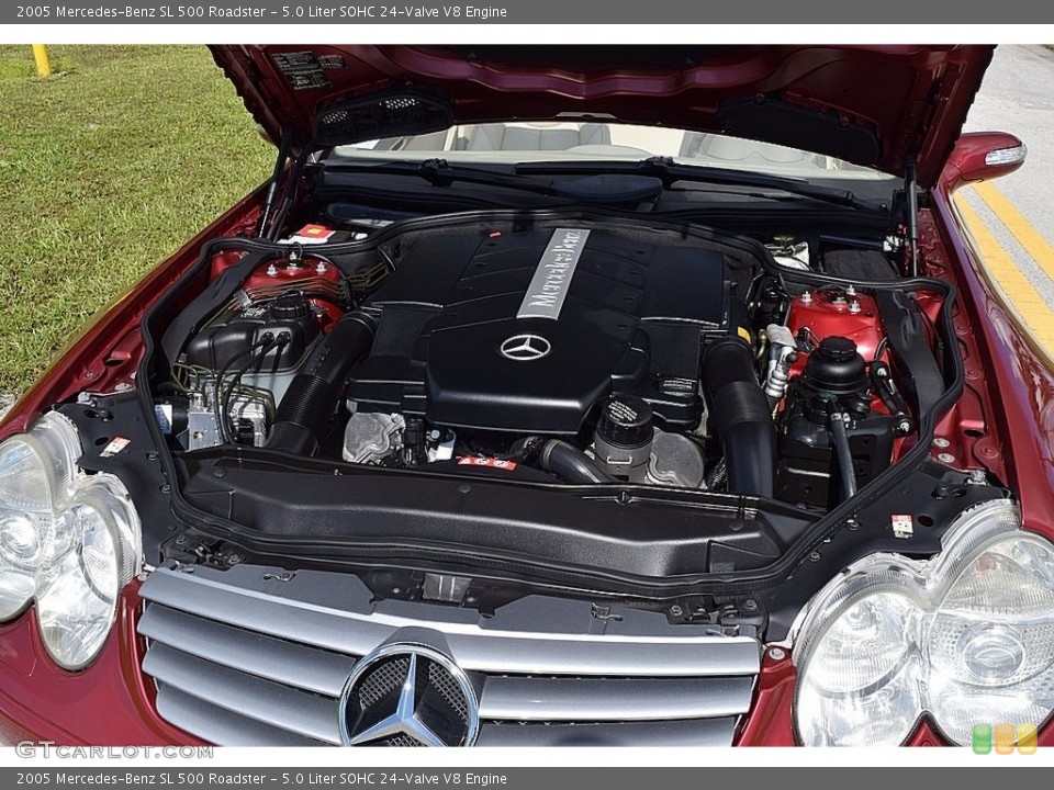 5.0 Liter SOHC 24-Valve V8 2005 Mercedes-Benz SL Engine