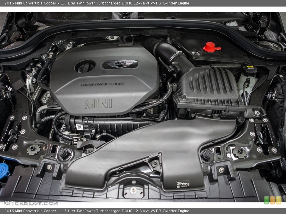 1.5 Liter TwinPower Turbocharged DOHC 12-Valve VVT 3 Cylinder 2016 Mini Convertible Engine