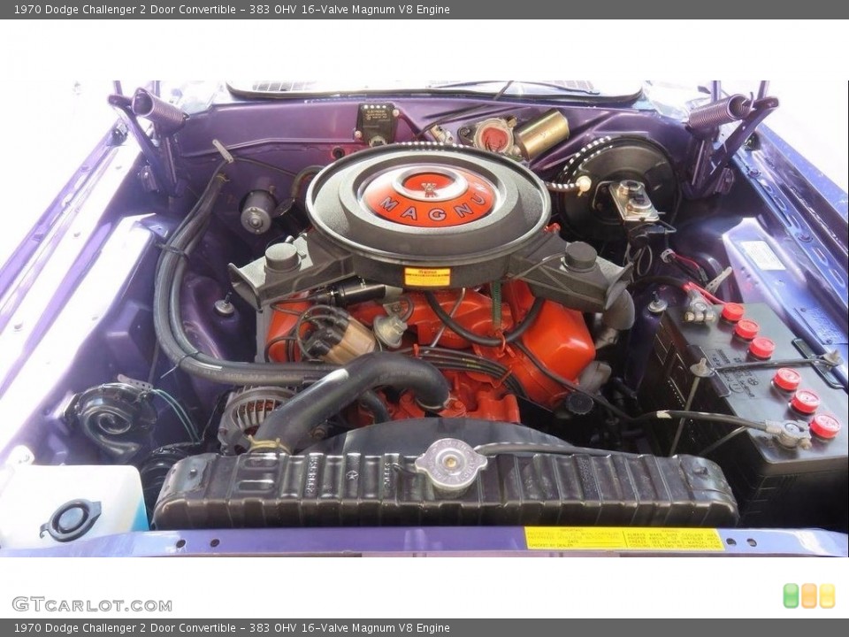 383 OHV 16-Valve Magnum V8 1970 Dodge Challenger Engine