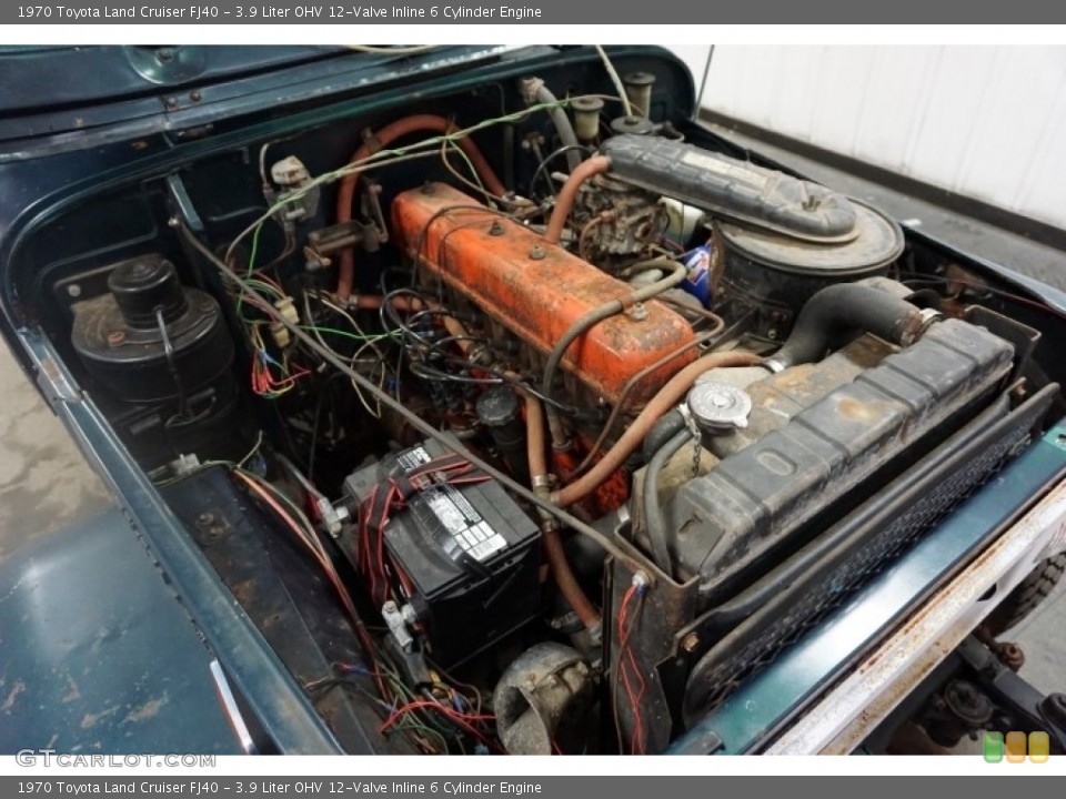 3.9 Liter OHV 12-Valve Inline 6 Cylinder Engine for the 1970 Toyota Land Cruiser #114175561