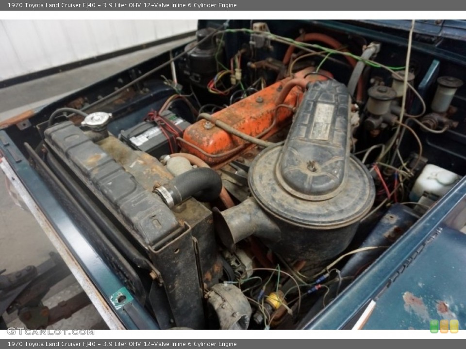 3.9 Liter OHV 12-Valve Inline 6 Cylinder Engine for the 1970 Toyota Land Cruiser #114175564
