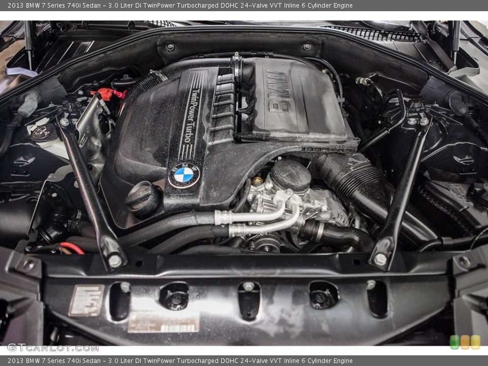3.0 Liter DI TwinPower Turbocharged DOHC 24-Valve VVT Inline 6 Cylinder Engine for the 2013 BMW 7 Series #114199191