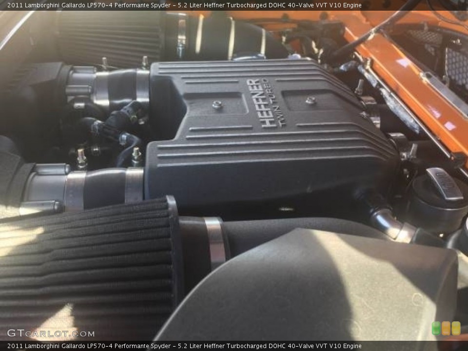 5.2 Liter Heffner Turbocharged DOHC 40-Valve VVT V10 Engine for the 2011 Lamborghini Gallardo #114217806