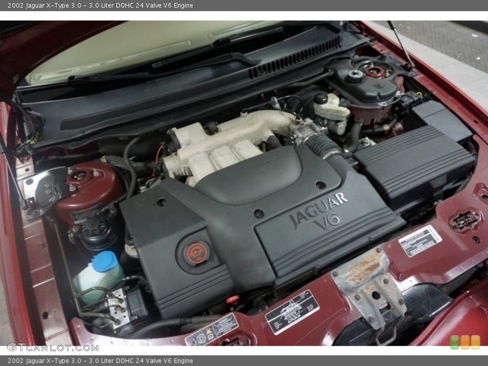 3.0 Liter DOHC 24 Valve V6 2002 Jaguar X-Type Engine