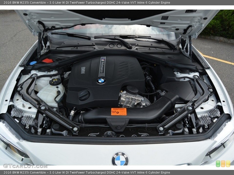 3.0 Liter M DI TwinPower Turbocharged DOHC 24-Valve VVT Inline 6 Cylinder 2016 BMW M235i Engine