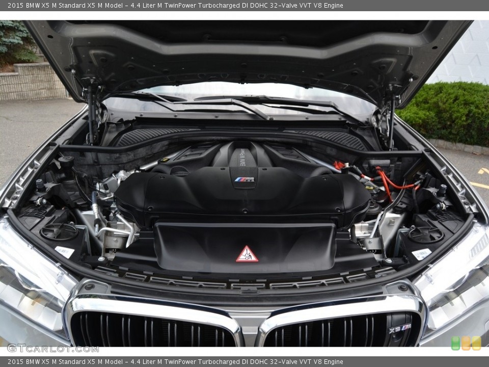 4.4 Liter M TwinPower Turbocharged DI DOHC 32-Valve VVT V8 2015 BMW X5 M Engine