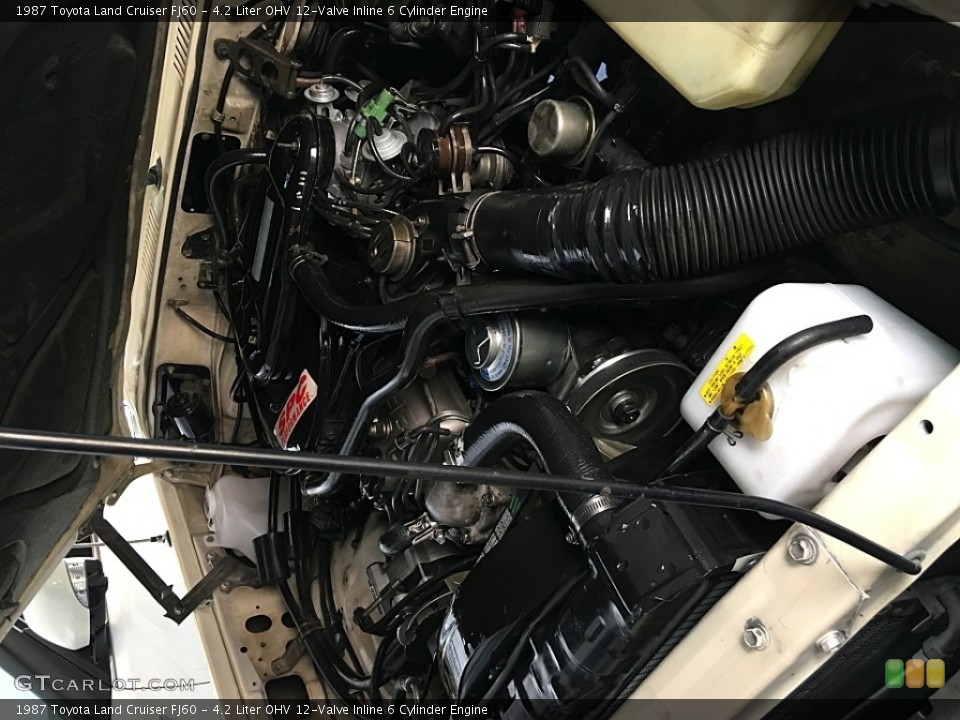 4.2 Liter OHV 12-Valve Inline 6 Cylinder Engine for the 1987 Toyota Land Cruiser #114498814