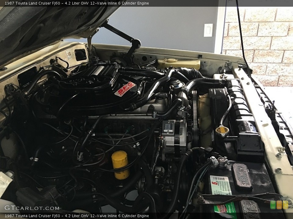 4.2 Liter OHV 12-Valve Inline 6 Cylinder Engine for the 1987 Toyota Land Cruiser #114499038