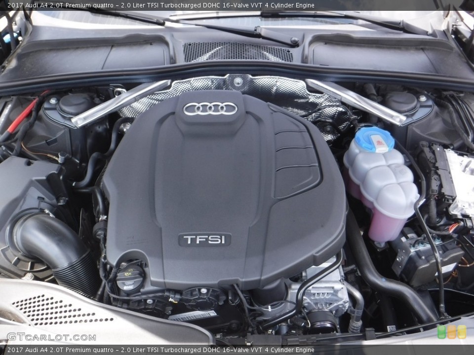 2.0 Liter TFSI Turbocharged DOHC 16-Valve VVT 4 Cylinder Engine for the 2017 Audi A4 #114531390
