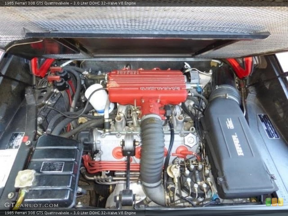 3.0 Liter DOHC 32-Valve V8 1985 Ferrari 308 Engine