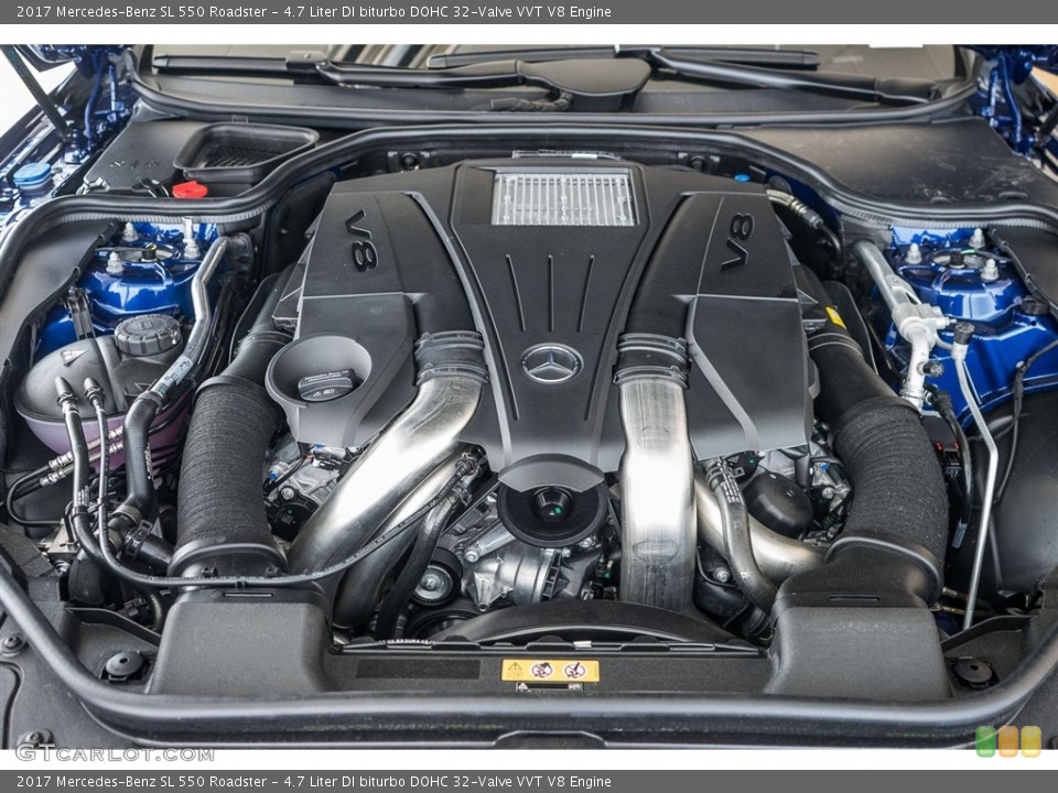 4.7 Liter DI biturbo DOHC 32-Valve VVT V8 Engine for the 2017 Mercedes-Benz SL #114891929