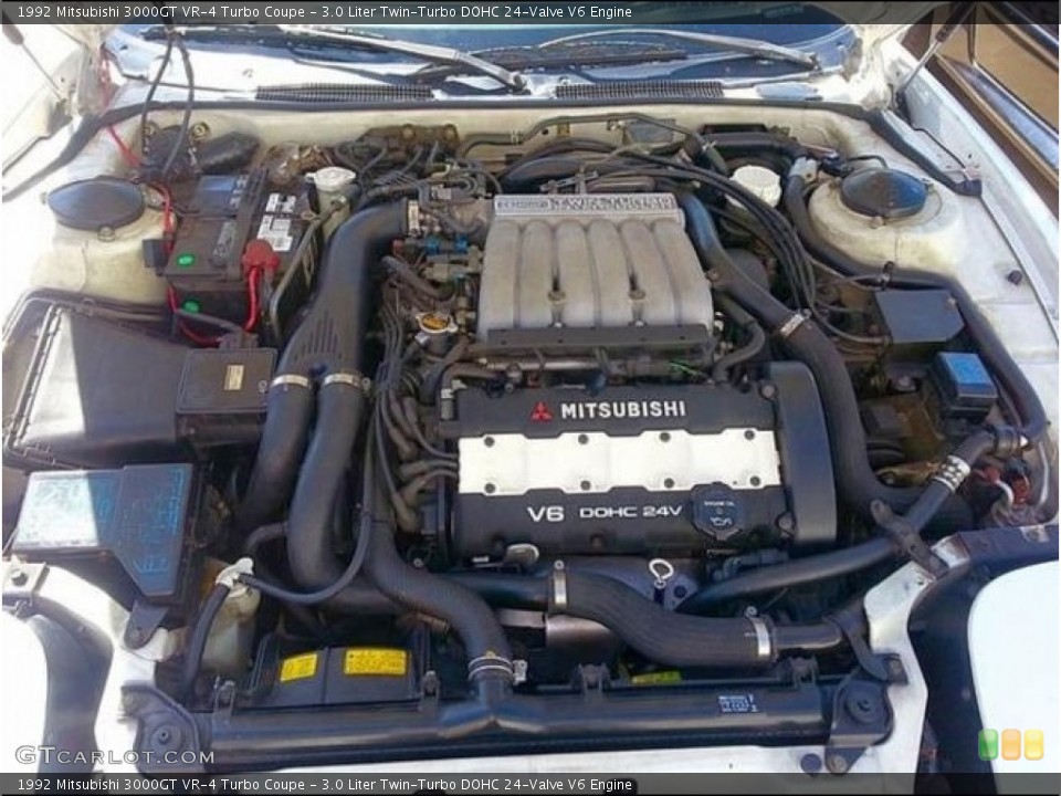 3.0 Liter Twin-Turbo DOHC 24-Valve V6 Engine for the 1992 Mitsubishi 3000GT #114923113