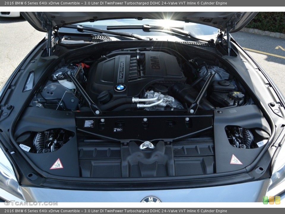 3.0 Liter DI TwinPower Turbocharged DOHC 24-Valve VVT Inline 6 Cylinder Engine for the 2016 BMW 6 Series #114945505