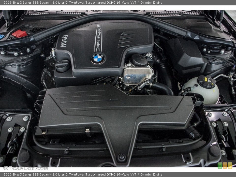 2.0 Liter DI TwinPower Turbocharged DOHC 16-Valve VVT 4 Cylinder 2016 BMW 3 Series Engine