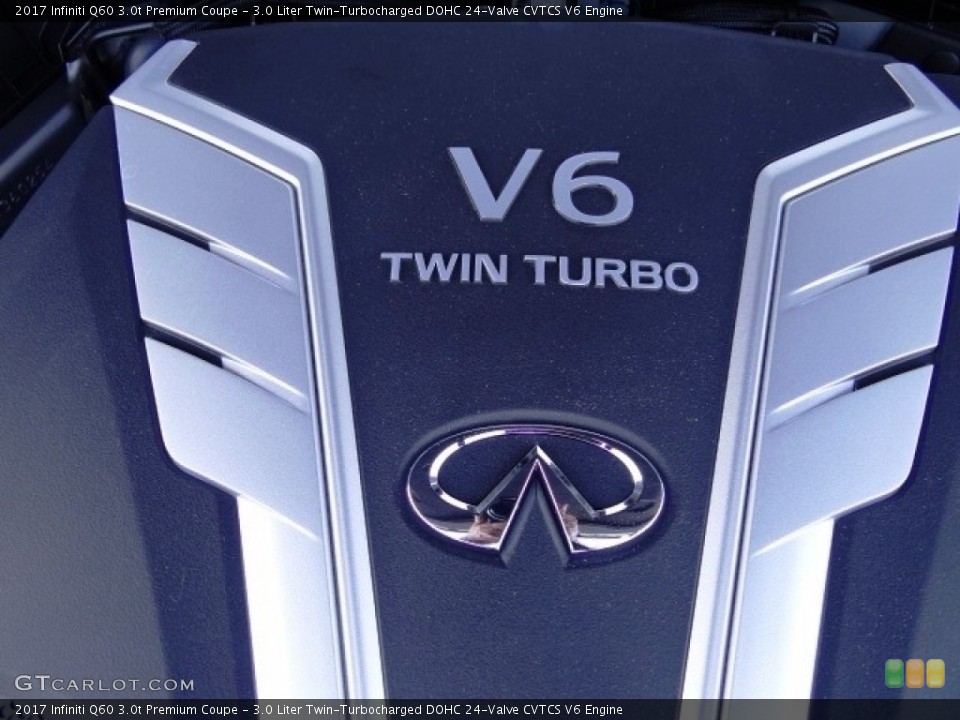 3.0 Liter Twin-Turbocharged DOHC 24-Valve CVTCS V6 Engine for the 2017 Infiniti Q60 #115006210