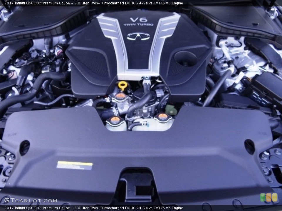 3.0 Liter Twin-Turbocharged DOHC 24-Valve CVTCS V6 Engine for the 2017 Infiniti Q60 #115006237