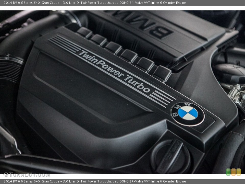 3.0 Liter DI TwinPower Turbocharged DOHC 24-Valve VVT Inline 6 Cylinder Engine for the 2014 BMW 6 Series #115015696