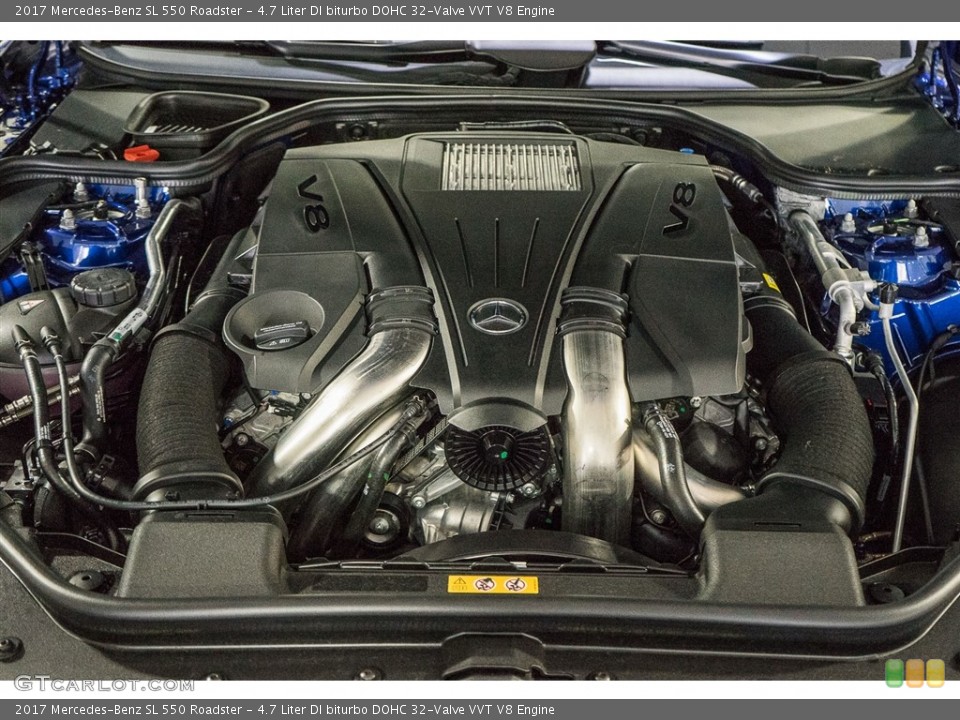 4.7 Liter DI biturbo DOHC 32-Valve VVT V8 Engine for the 2017 Mercedes-Benz SL #115035358