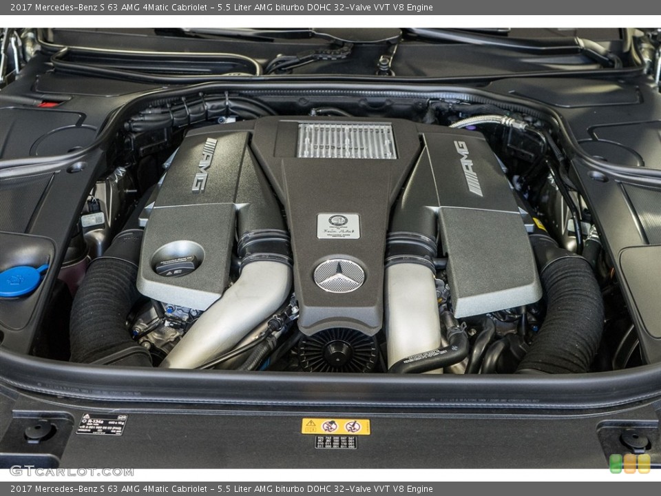 5.5 Liter AMG biturbo DOHC 32-Valve VVT V8 Engine for the 2017 Mercedes-Benz S #115036583