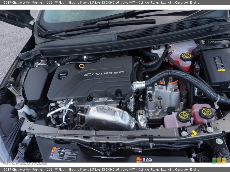 111 kW Plug-In Electric Motor/1.5 Liter DI DOHC 16-Valve VVT 4 Cylinder Range Extending Generator Engine for the 2017 Chevrolet Volt #115123089