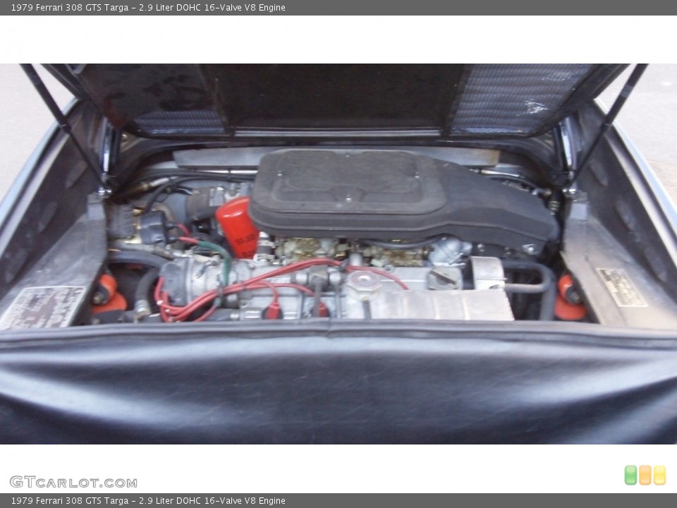 2.9 Liter DOHC 16-Valve V8 1979 Ferrari 308 GTS Engine