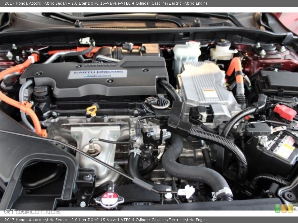 2.0 Liter DOHC 16-Valve i-VTEC 4 Cylinder Gasoline/Electric Hybrid Engine for the 2017 Honda Accord #115139342