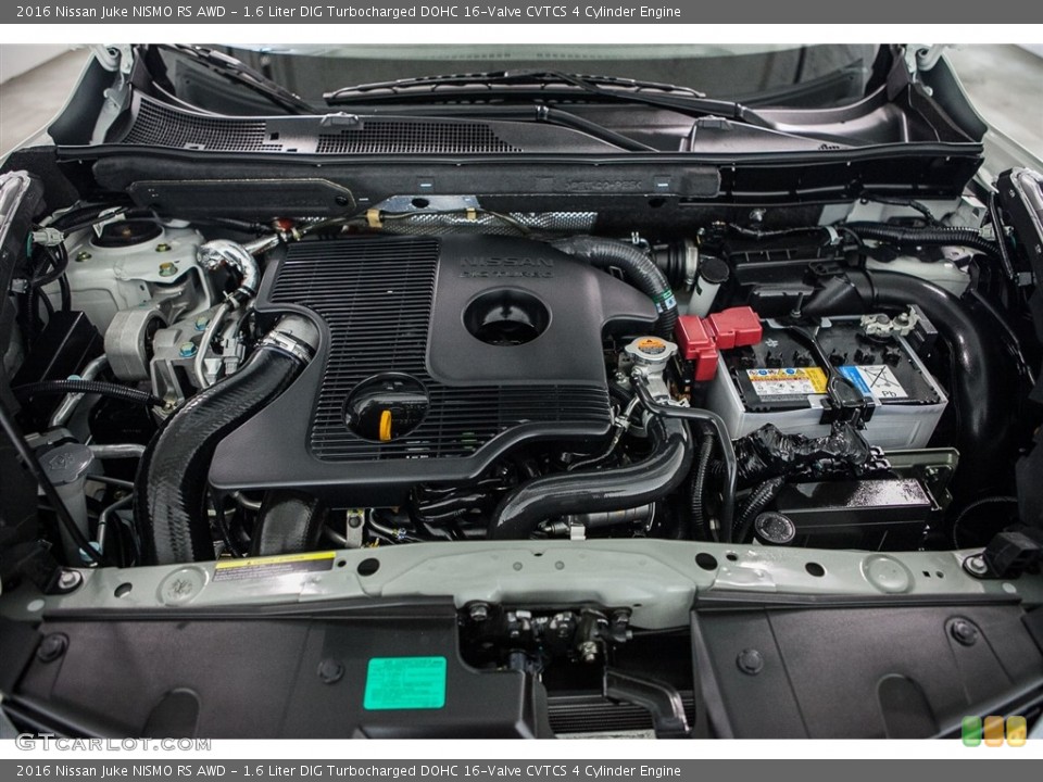 1.6 Liter DIG Turbocharged DOHC 16-Valve CVTCS 4 Cylinder 2016 Nissan Juke Engine