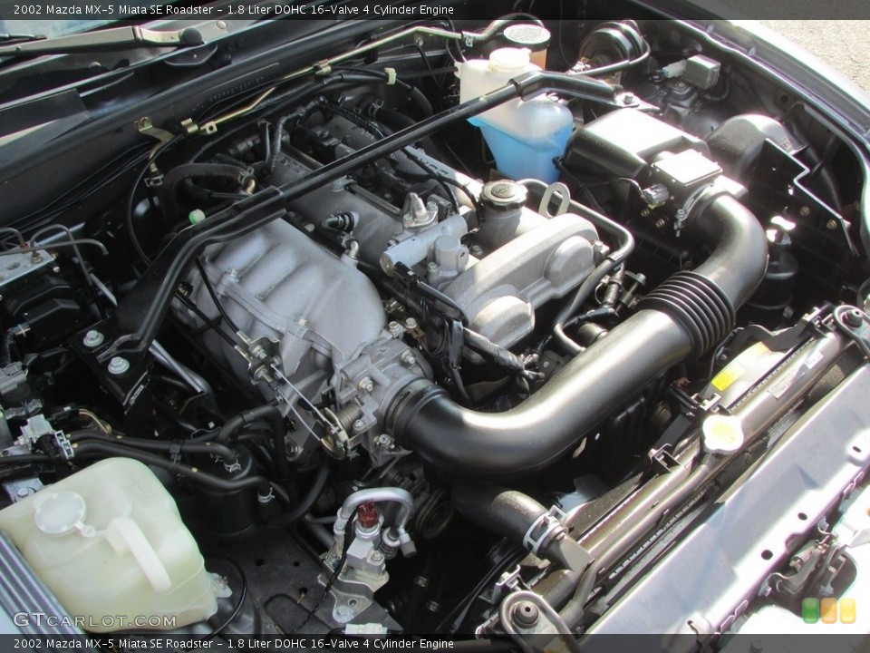 1.8 Liter DOHC 16-Valve 4 Cylinder Engine for the 2002 Mazda MX-5 Miata #115311116