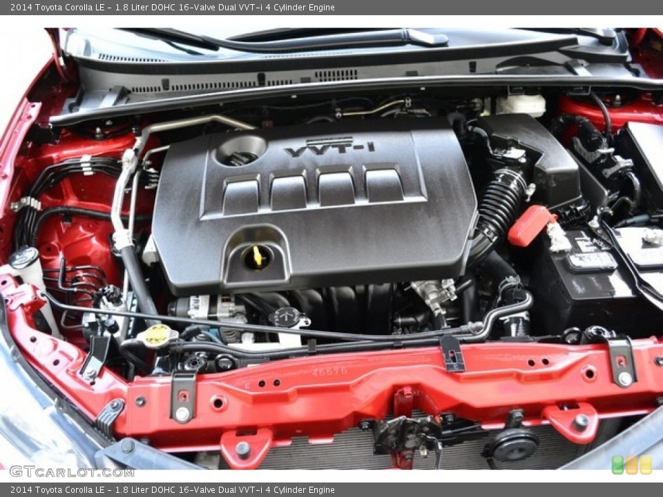 1.8 Liter DOHC 16-Valve Dual VVT-i 4 Cylinder Engine for the 2014 Toyota Corolla #115328612