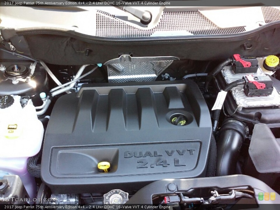 2.4 Liter DOHC 16-Valve VVT 4 Cylinder 2017 Jeep Patriot Engine