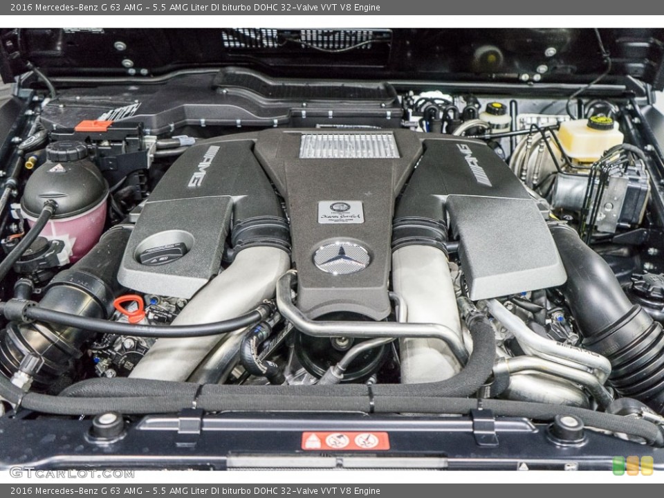 5.5 AMG Liter DI biturbo DOHC 32-Valve VVT V8 Engine for the 2016 Mercedes-Benz G #115381650