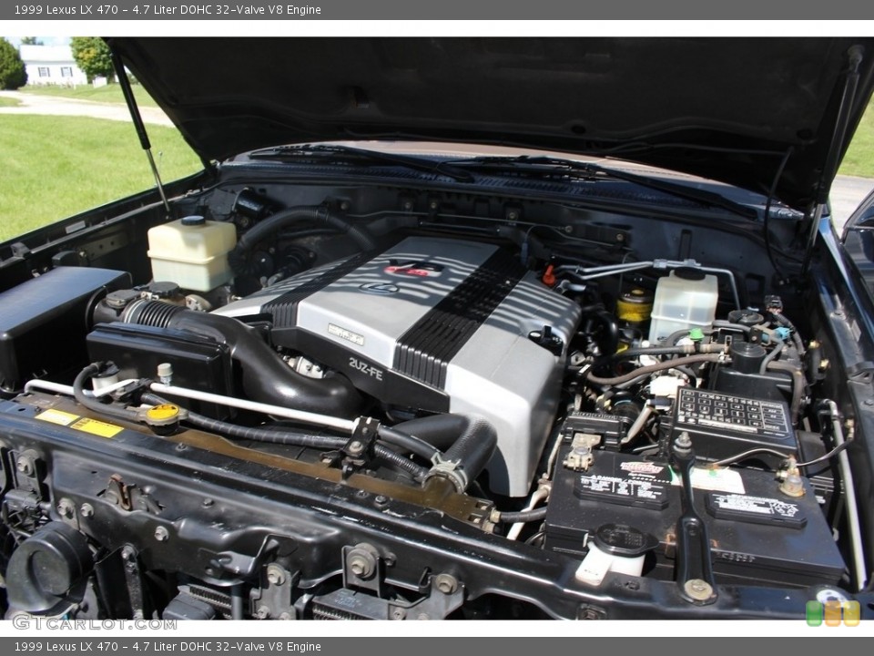 4.7 Liter DOHC 32-Valve V8 Engine for the 1999 Lexus LX #115479957