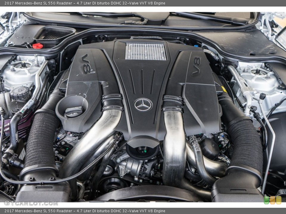 4.7 Liter DI biturbo DOHC 32-Valve VVT V8 Engine for the 2017 Mercedes-Benz SL #115494363