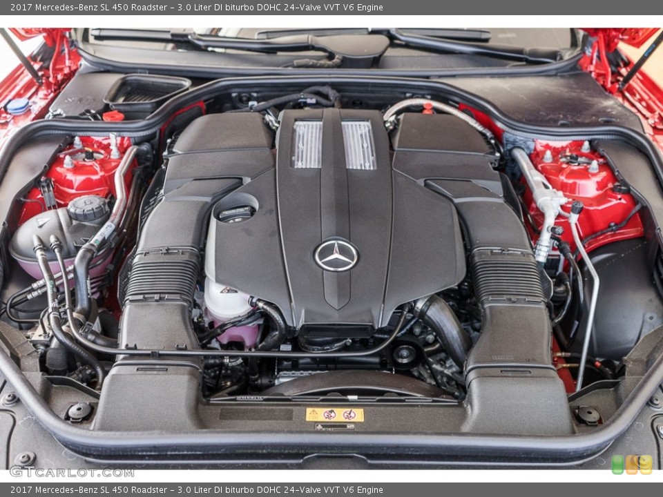 3.0 Liter DI biturbo DOHC 24-Valve VVT V6 Engine for the 2017 Mercedes-Benz SL #115494589