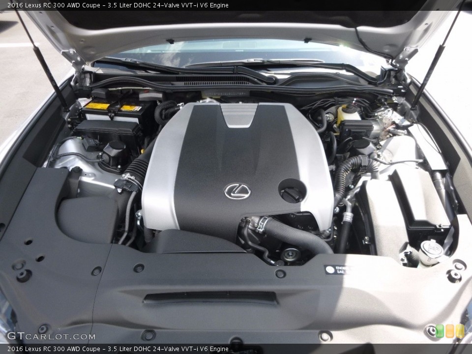 3.5 Liter DOHC 24-Valve VVT-i V6 2016 Lexus RC Engine