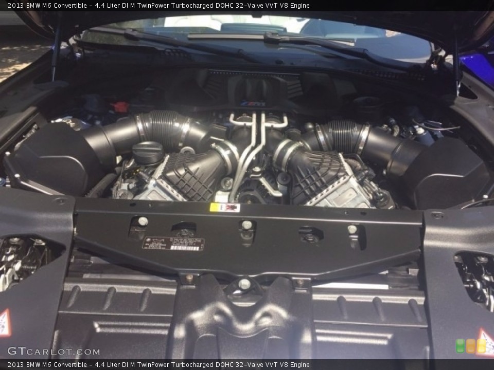 4.4 Liter DI M TwinPower Turbocharged DOHC 32-Valve VVT V8 2013 BMW M6 Engine