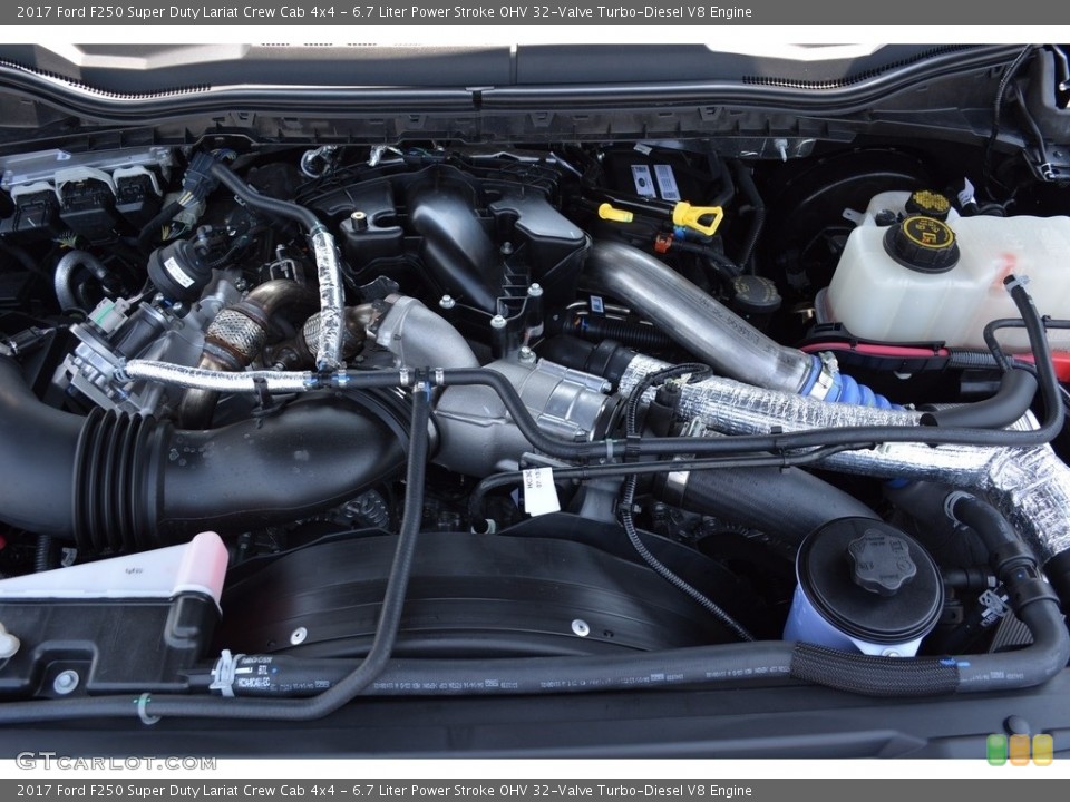 6.7 Liter Power Stroke OHV 32-Valve Turbo-Diesel V8 2017 Ford F250 Super Duty Engine