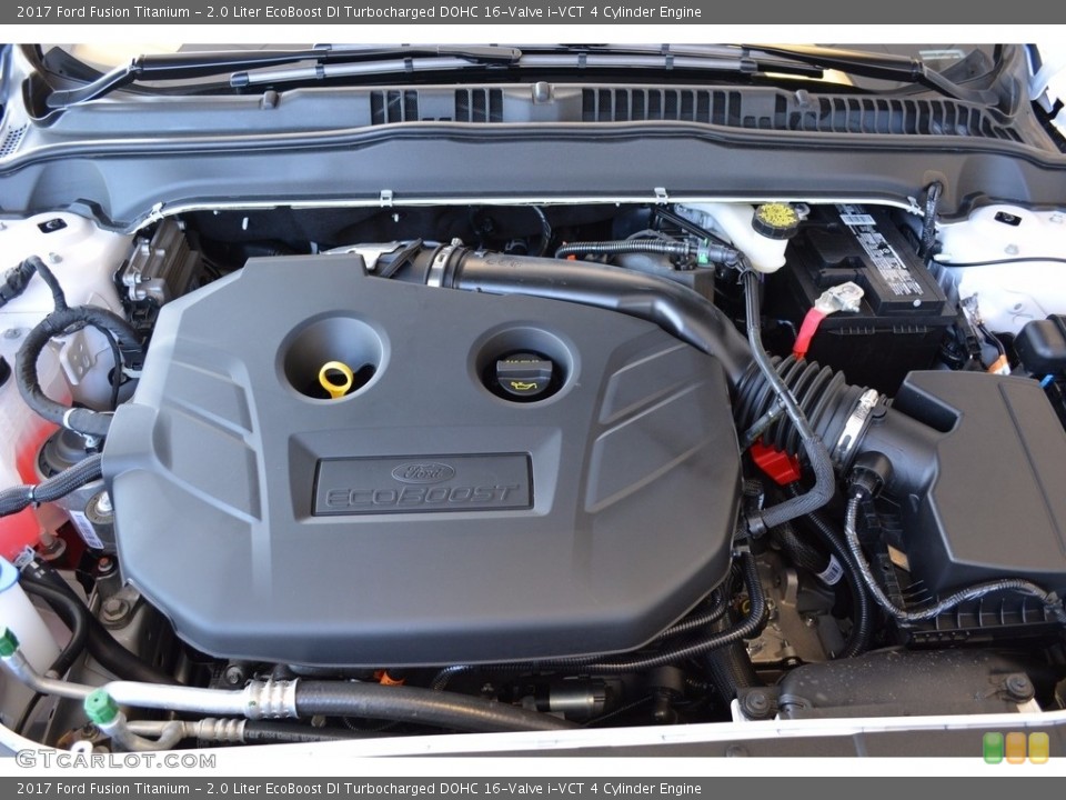2.0 Liter EcoBoost DI Turbocharged DOHC 16-Valve i-VCT 4 Cylinder 2017 Ford Fusion Engine
