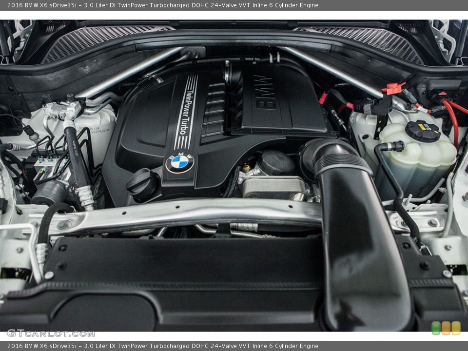 3.0 Liter DI TwinPower Turbocharged DOHC 24-Valve VVT Inline 6 Cylinder Engine for the 2016 BMW X6 #115627101