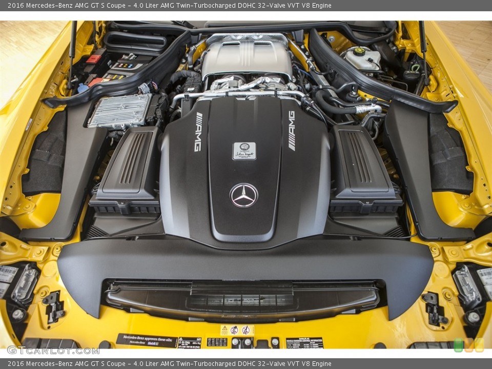 4.0 Liter AMG Twin-Turbocharged DOHC 32-Valve VVT V8 Engine for the 2016 Mercedes-Benz AMG GT S #115628298