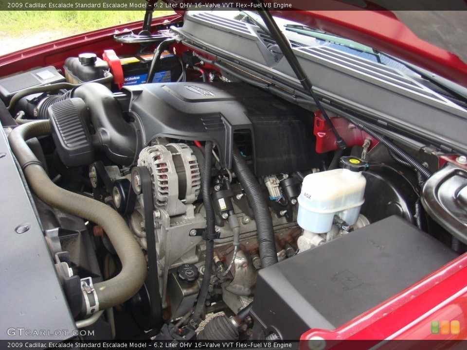 6.2 Liter OHV 16-Valve VVT Flex-Fuel V8 Engine for the 2009 Cadillac Escalade #115655222