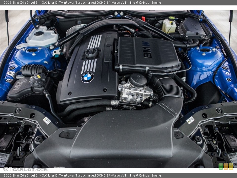 3.0 Liter DI TwinPower Turbocharged DOHC 24-Valve VVT Inline 6 Cylinder 2016 BMW Z4 Engine