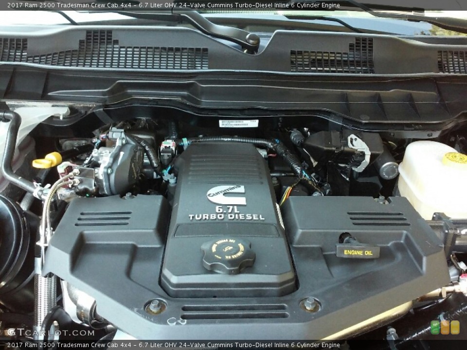 6.7 Liter OHV 24-Valve Cummins Turbo-Diesel Inline 6 Cylinder Engine for the 2017 Ram 2500 #115752337
