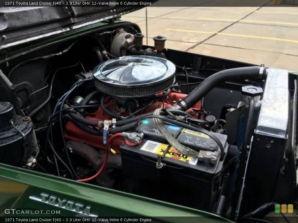 3.9 Liter OHV 12-Valve Inline 6 Cylinder 1971 Toyota Land Cruiser Engine