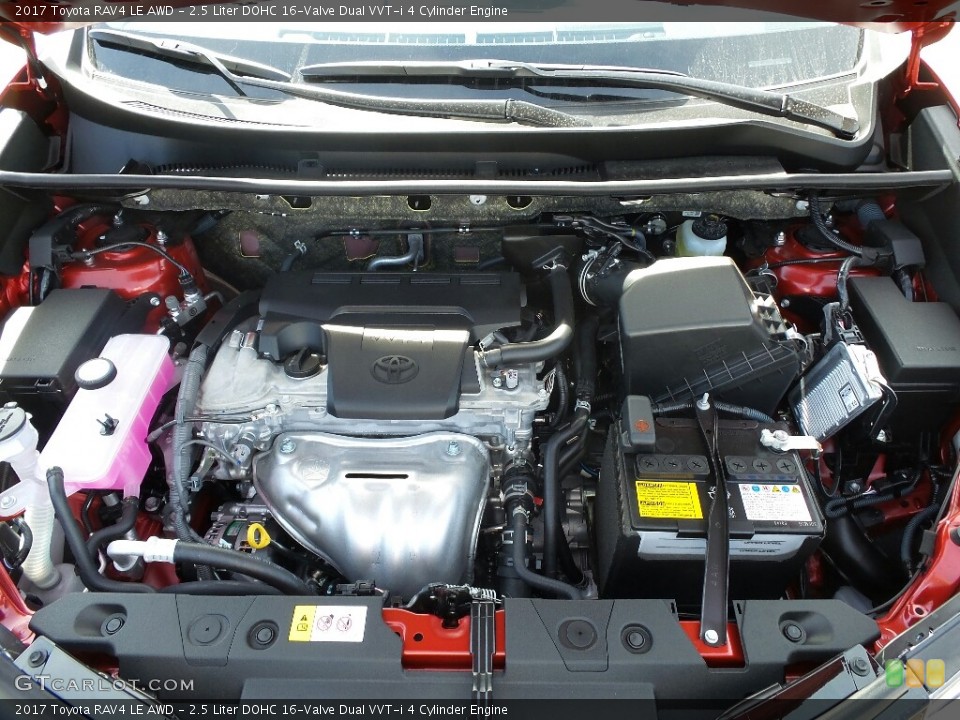 2.5 Liter DOHC 16-Valve Dual VVT-i 4 Cylinder Engine for the 2017 Toyota RAV4 #115768040
