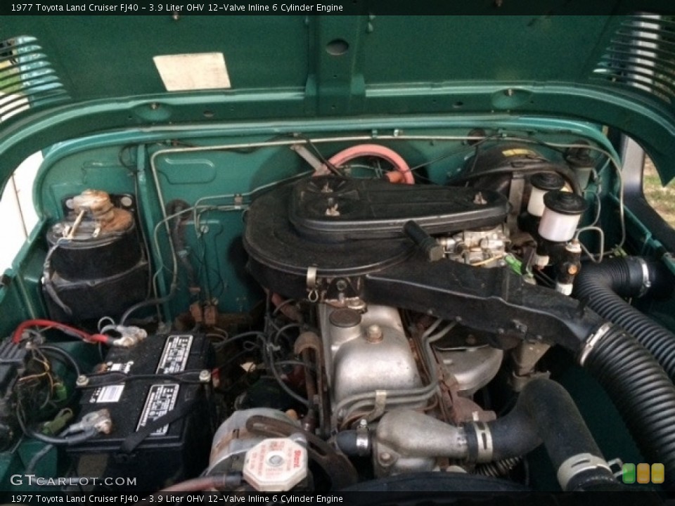 3.9 Liter OHV 12-Valve Inline 6 Cylinder 1977 Toyota Land Cruiser Engine