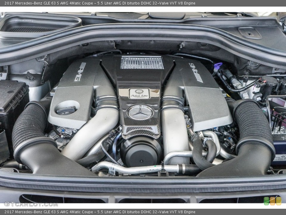 5.5 Liter AMG DI biturbo DOHC 32-Valve VVT V8 Engine for the 2017 Mercedes-Benz GLE #115796391
