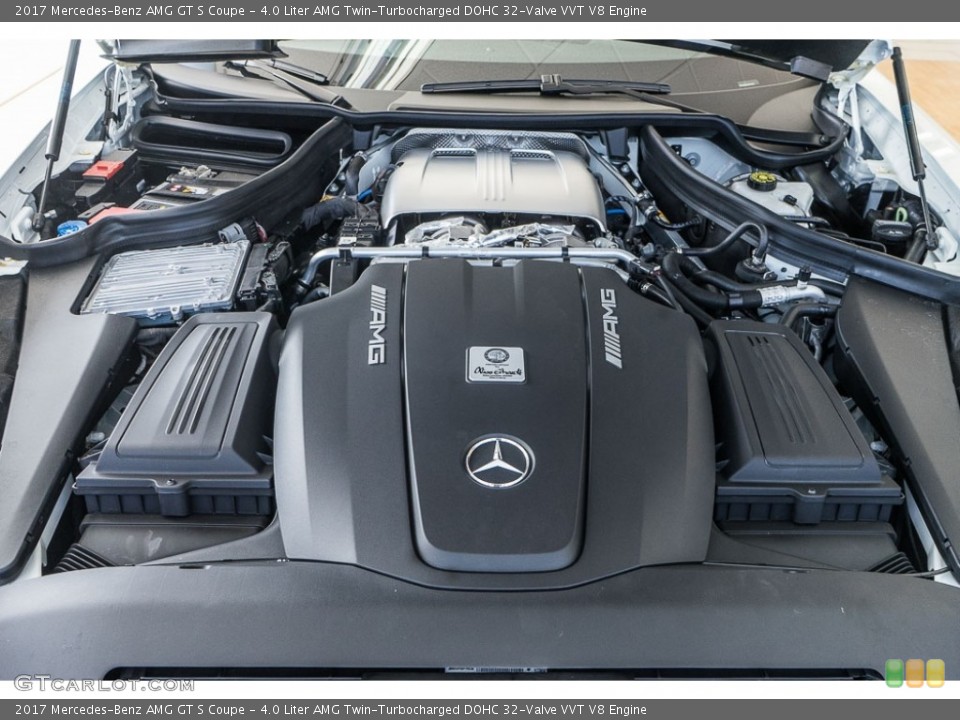 4.0 Liter AMG Twin-Turbocharged DOHC 32-Valve VVT V8 Engine for the 2017 Mercedes-Benz AMG GT #115797087