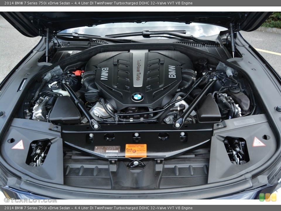 4.4 Liter DI TwinPower Turbocharged DOHC 32-Valve VVT V8 Engine for the 2014 BMW 7 Series #115801300