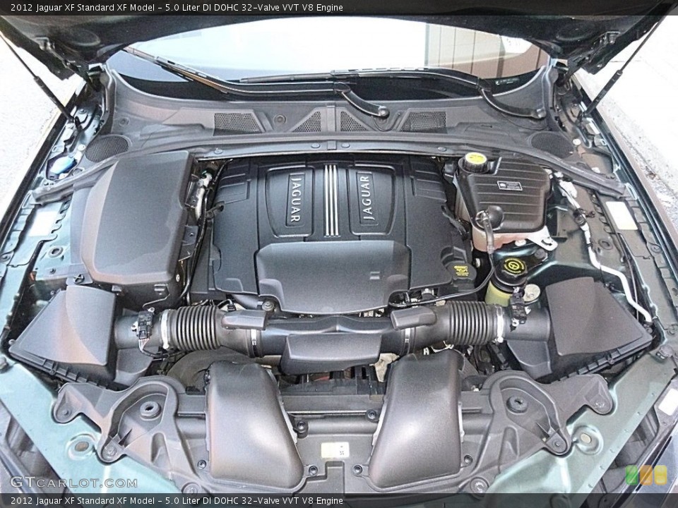 5.0 Liter DI DOHC 32-Valve VVT V8 2012 Jaguar XF Engine